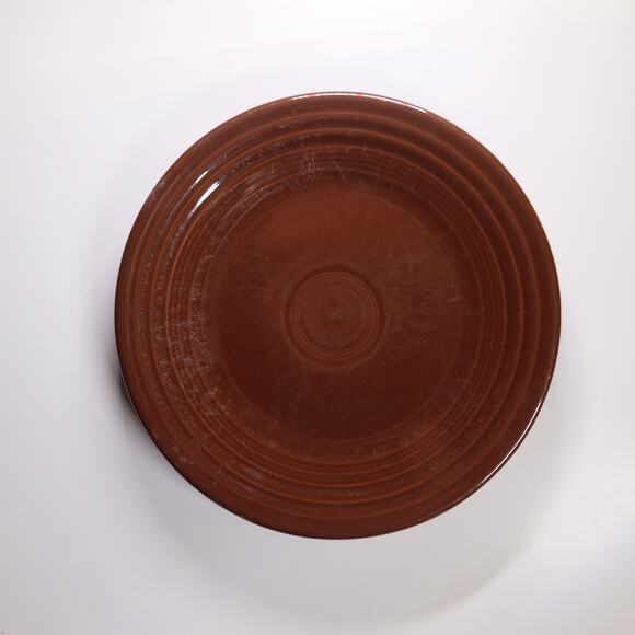 Fiesta Cinnabar 7.25” Salad Plate Homer Laughlin USA Lead-Free Stoneware - Picture 1 of 4
